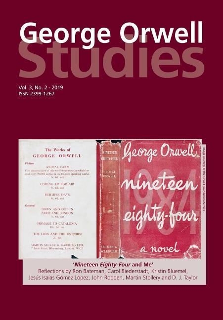 Vorderes Coverbild George Orwell Studies Vol.3 No.2