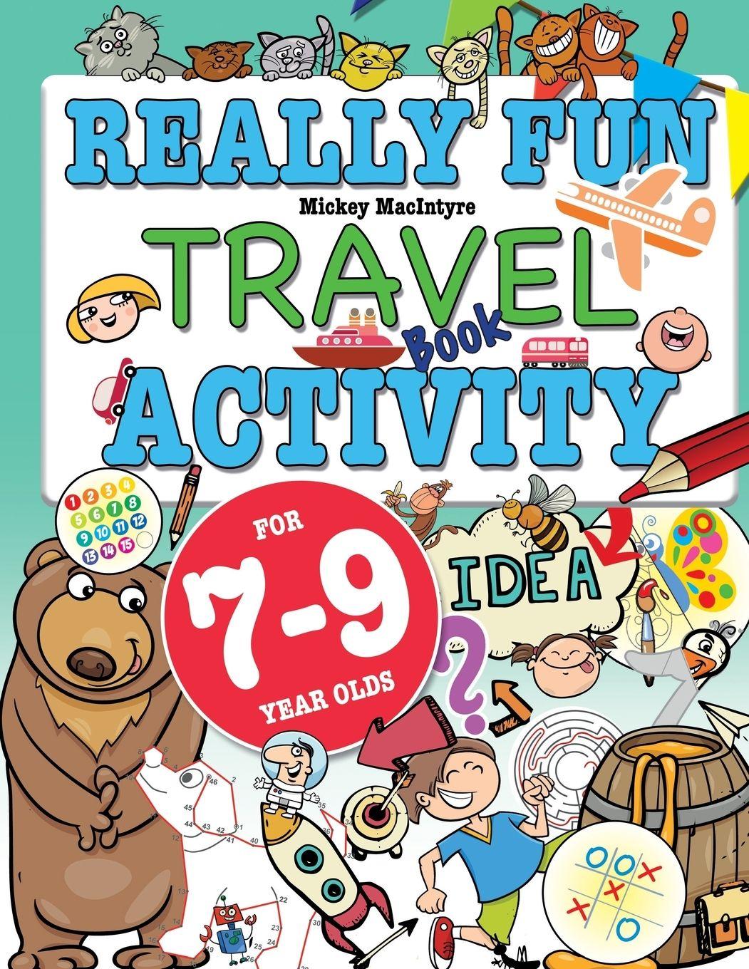 Vorderes Coverbild Really Fun Travel Activity Book For 7-9 Year Olds