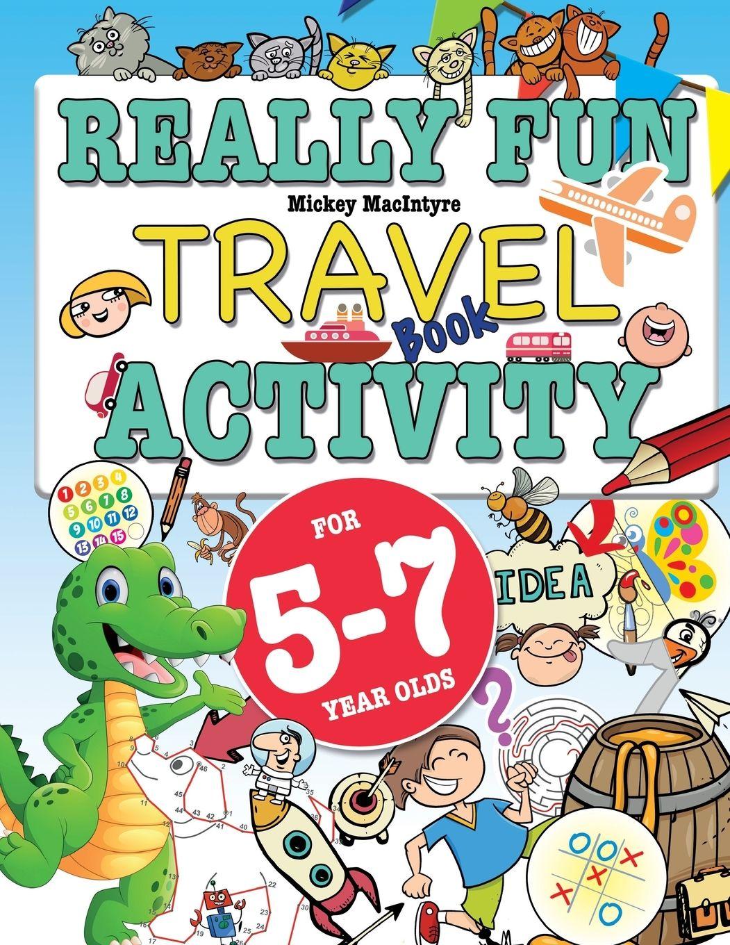 Vorderes Coverbild Really Fun Travel Activity Book For 5-7 Year Olds
