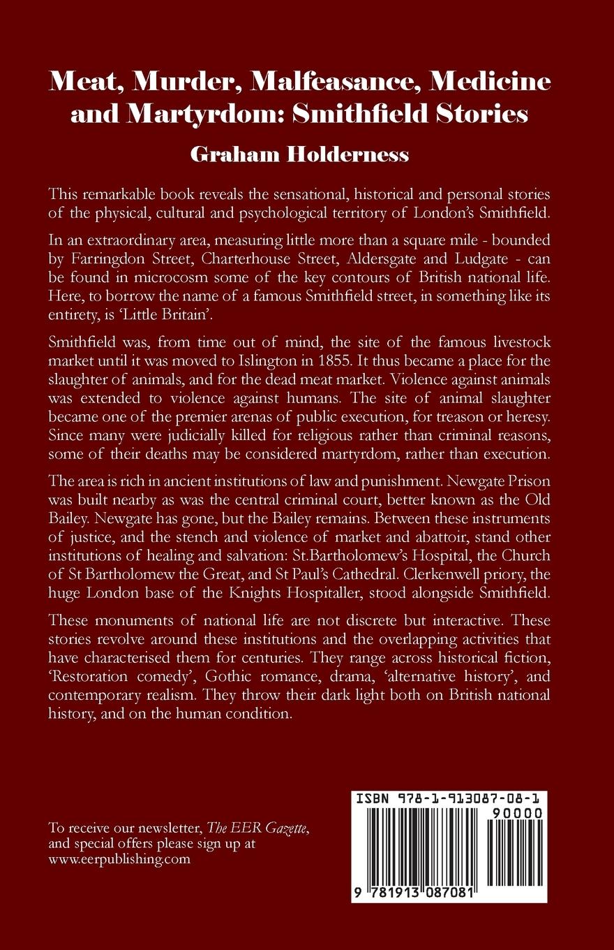 Rückseitencover Meat, Murder, Malfeasance, Medicine and Martyrdom