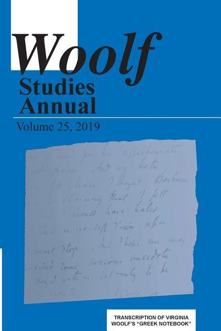 Vorderes Coverbild Woolf Studies Annual Volume 25
