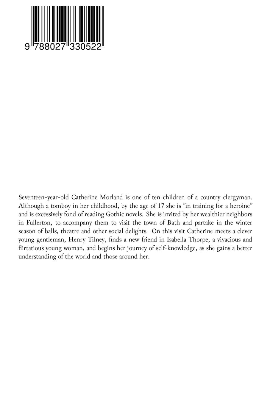 Rückseitencover Northanger Abbey