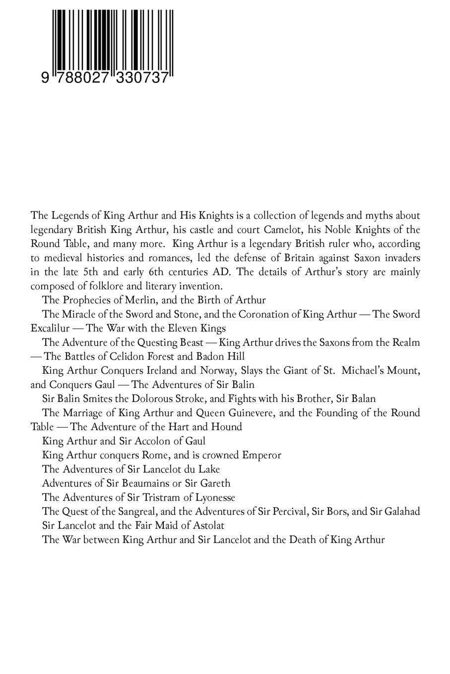 Rückseitencover The Legends of King Arthur and His Knights