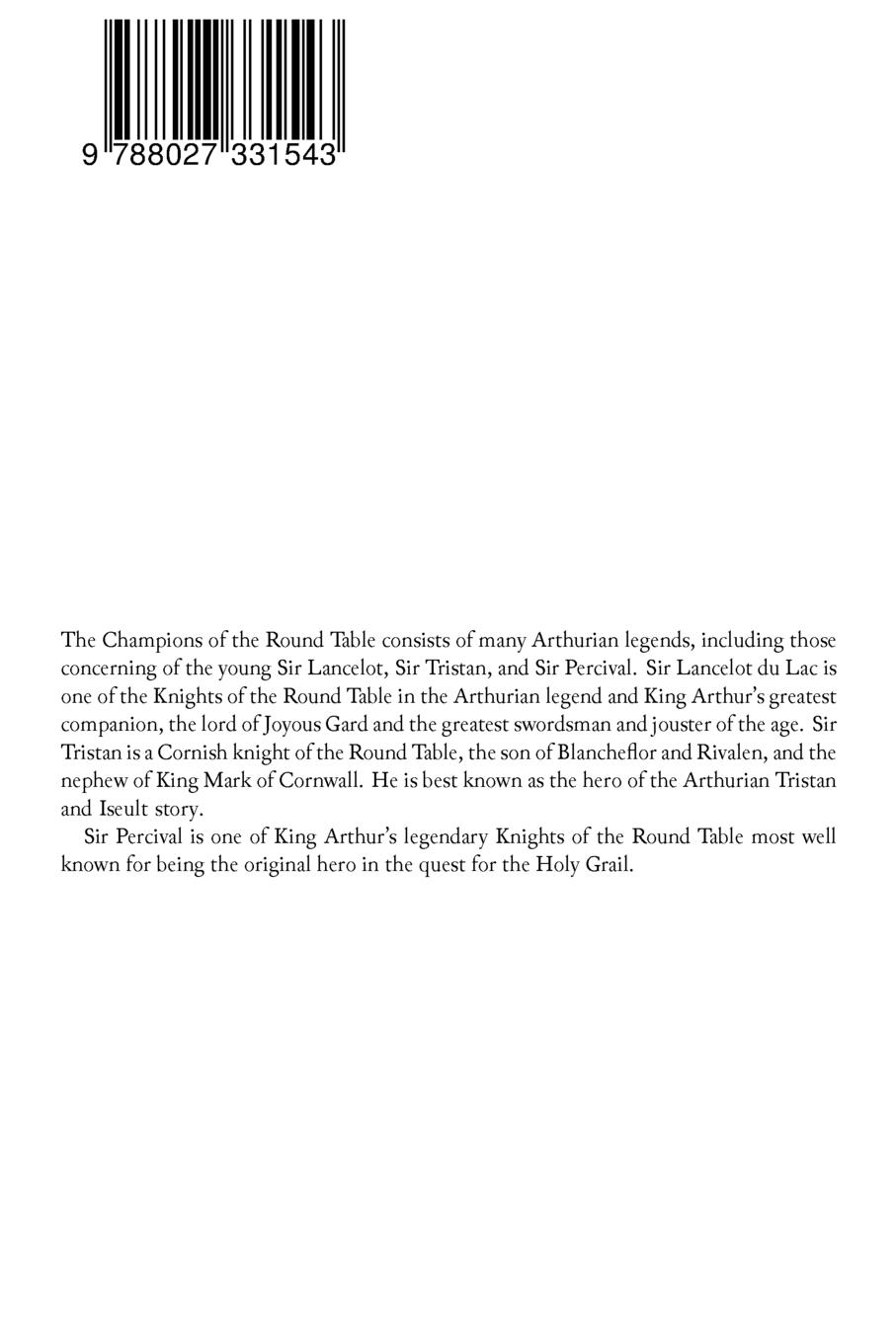 Rückseitencover The Champions of the Round Table