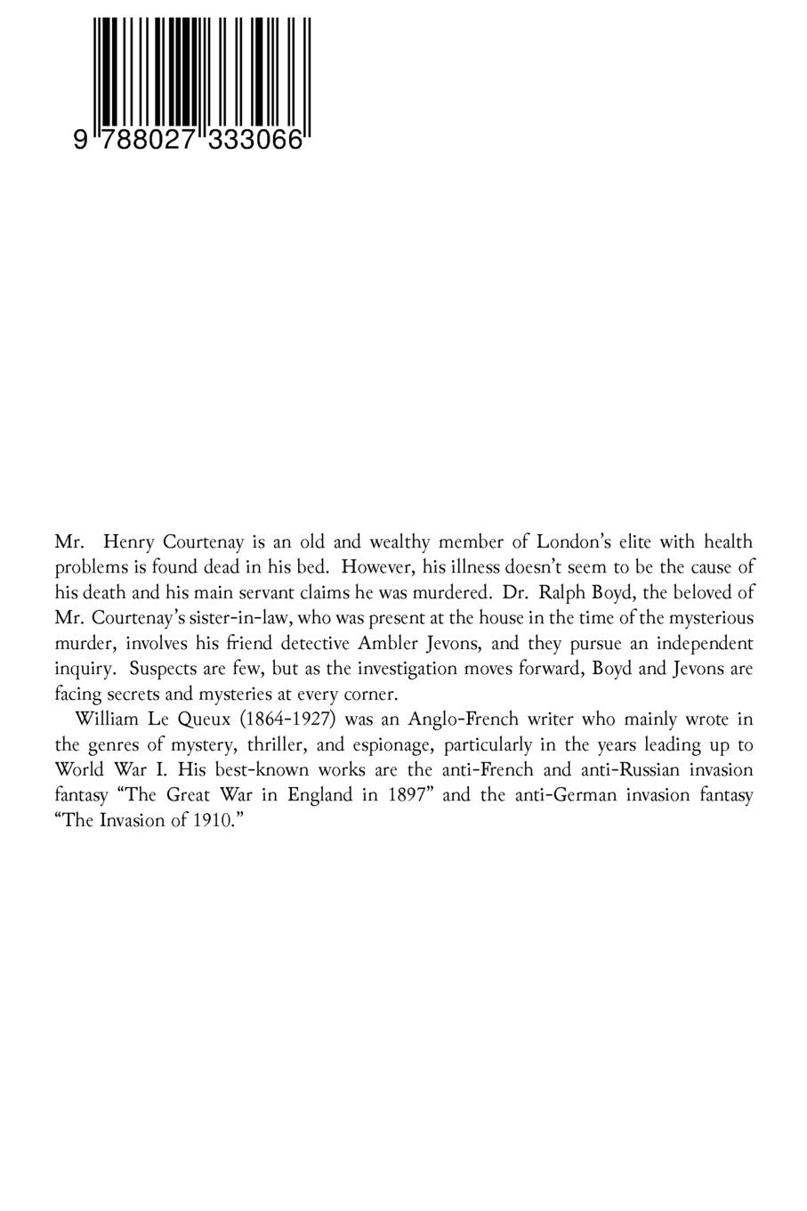 Rückseitencover THE SEVEN SECRETS (British Murder Mystery)