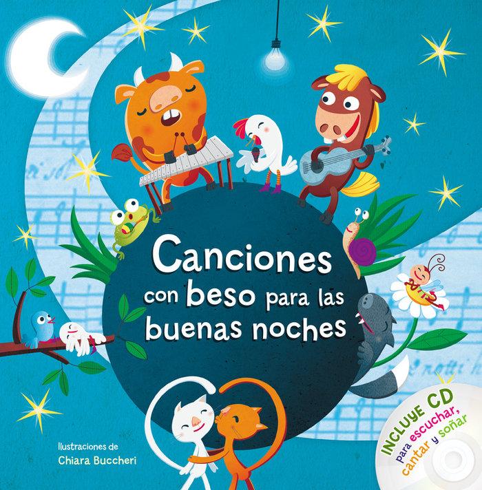 Vorderes Coverbild Canciones Con Beso Para Las Buenas Noches / Songs with Goodnight Kisses with CD