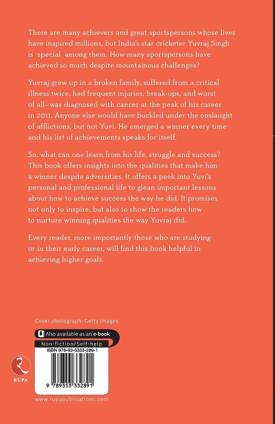 Rückseitencover WINNING LIKE YUVRAJ- Think & Succeed Like Singh