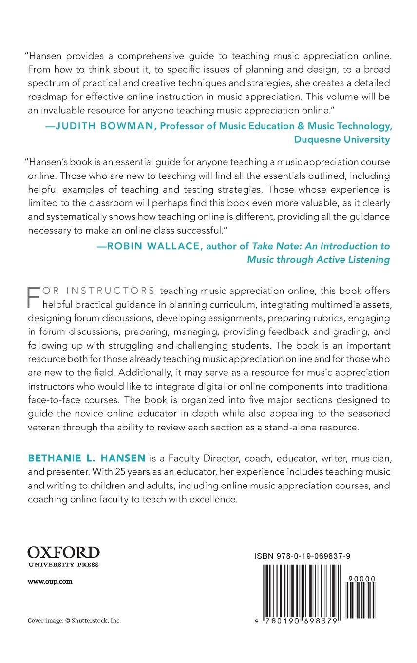 Rückseitencover Teaching Music Appreciation Online