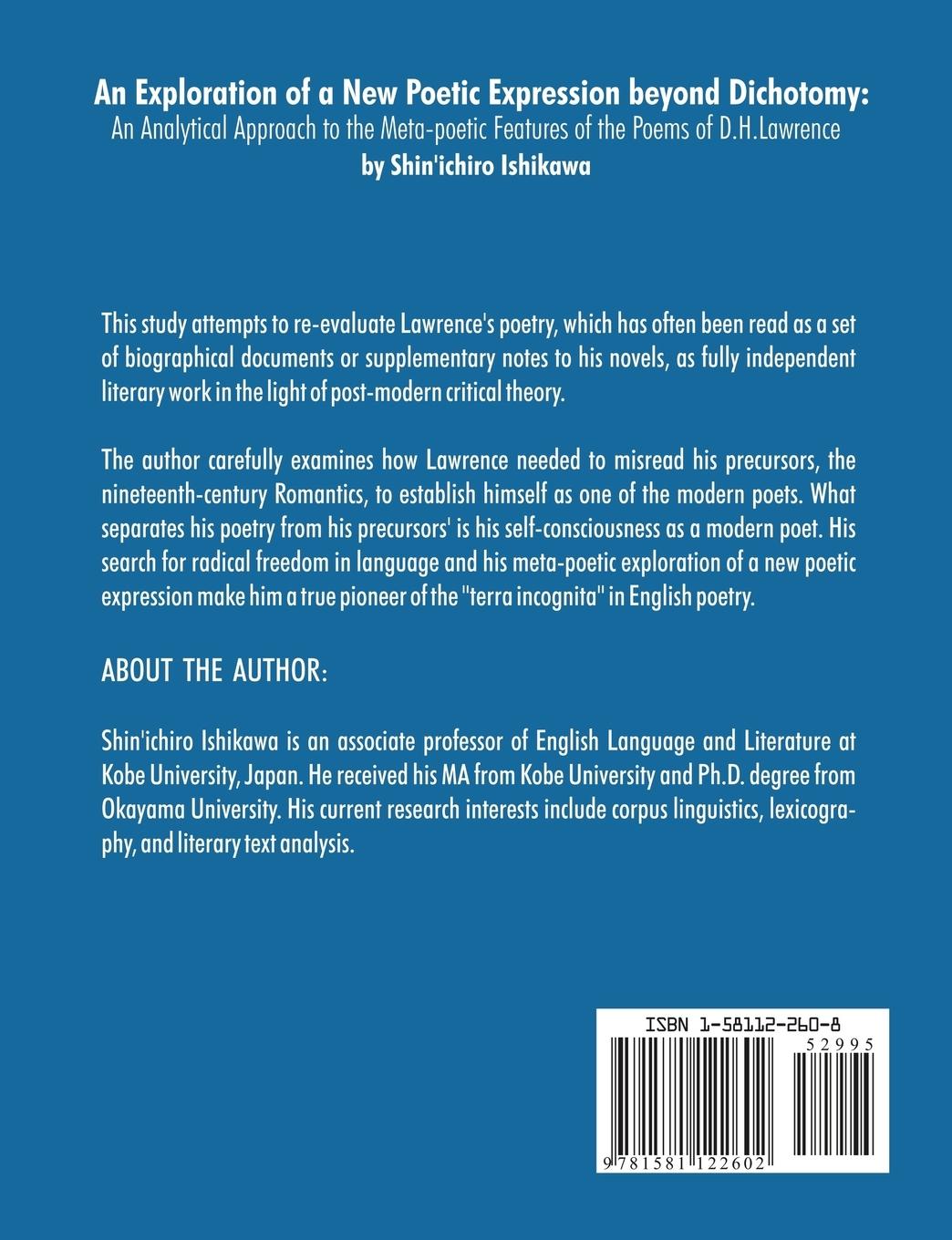 Rückseitencover An Exploration of a New Poetic Expression beyond Dichotomy