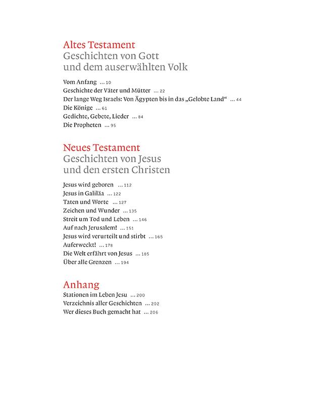 Beispielinhalt (Bild) Kinderbibel