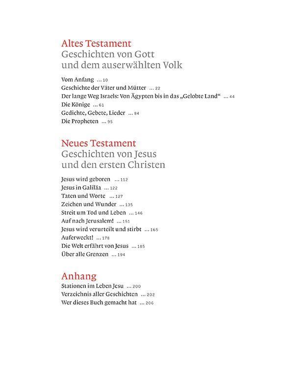 Beispielinhalt (Bild) Kinderbibel