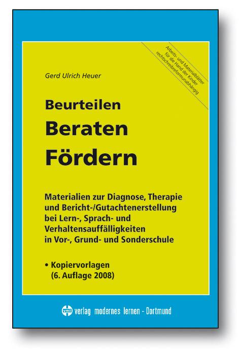 Vorderes Coverbild Beurteilen - Beraten - Fördern