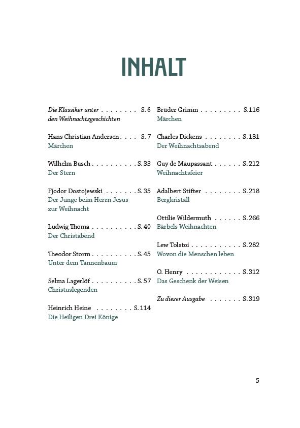 Beispielinhalt (Bild) Weihnachtsmärchen - Die Klassiker