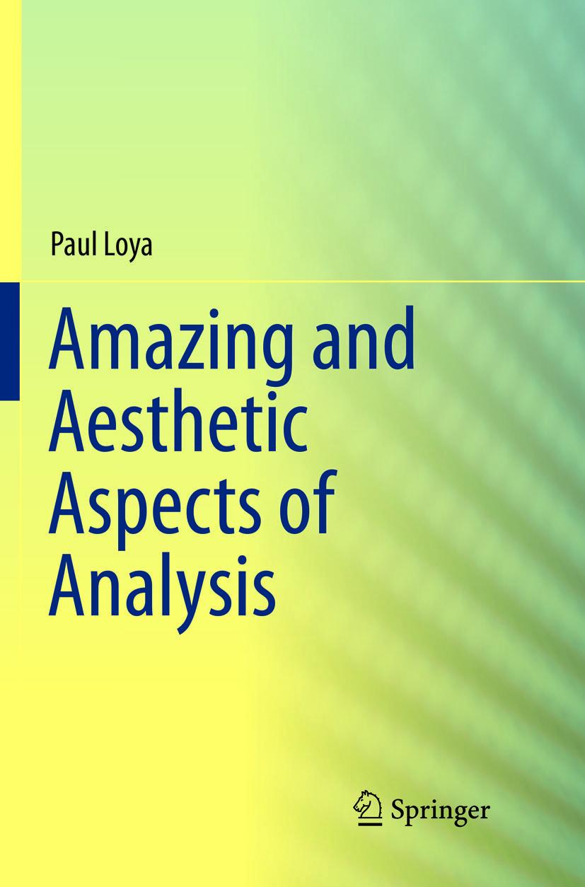 Vorderes Coverbild Amazing and Aesthetic Aspects of Analysis