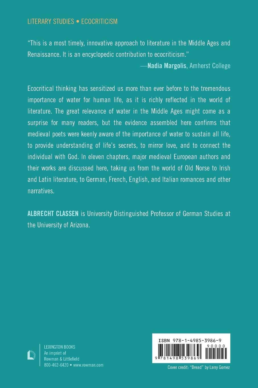 Rückseitencover Water in Medieval Literature