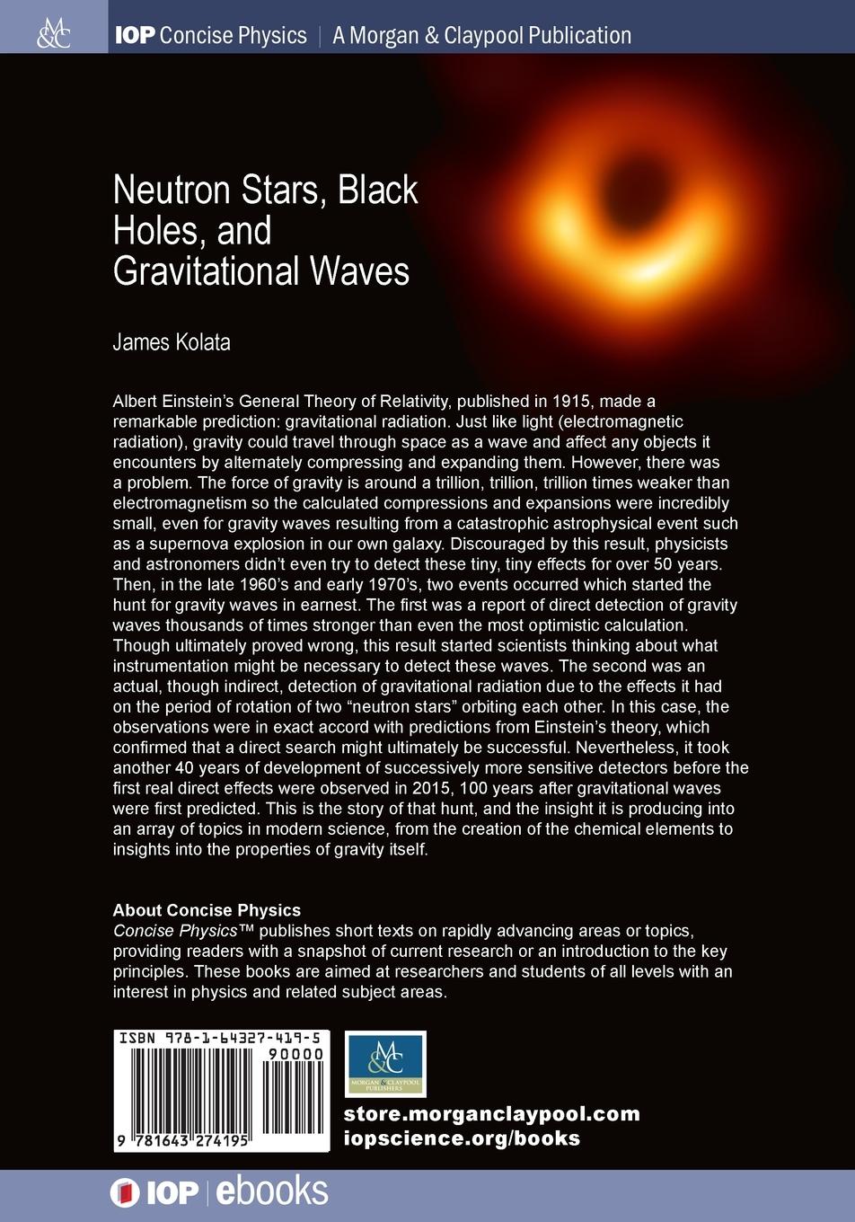 Rückseitencover Neutron Stars, Black Holes, and Gravitational Waves