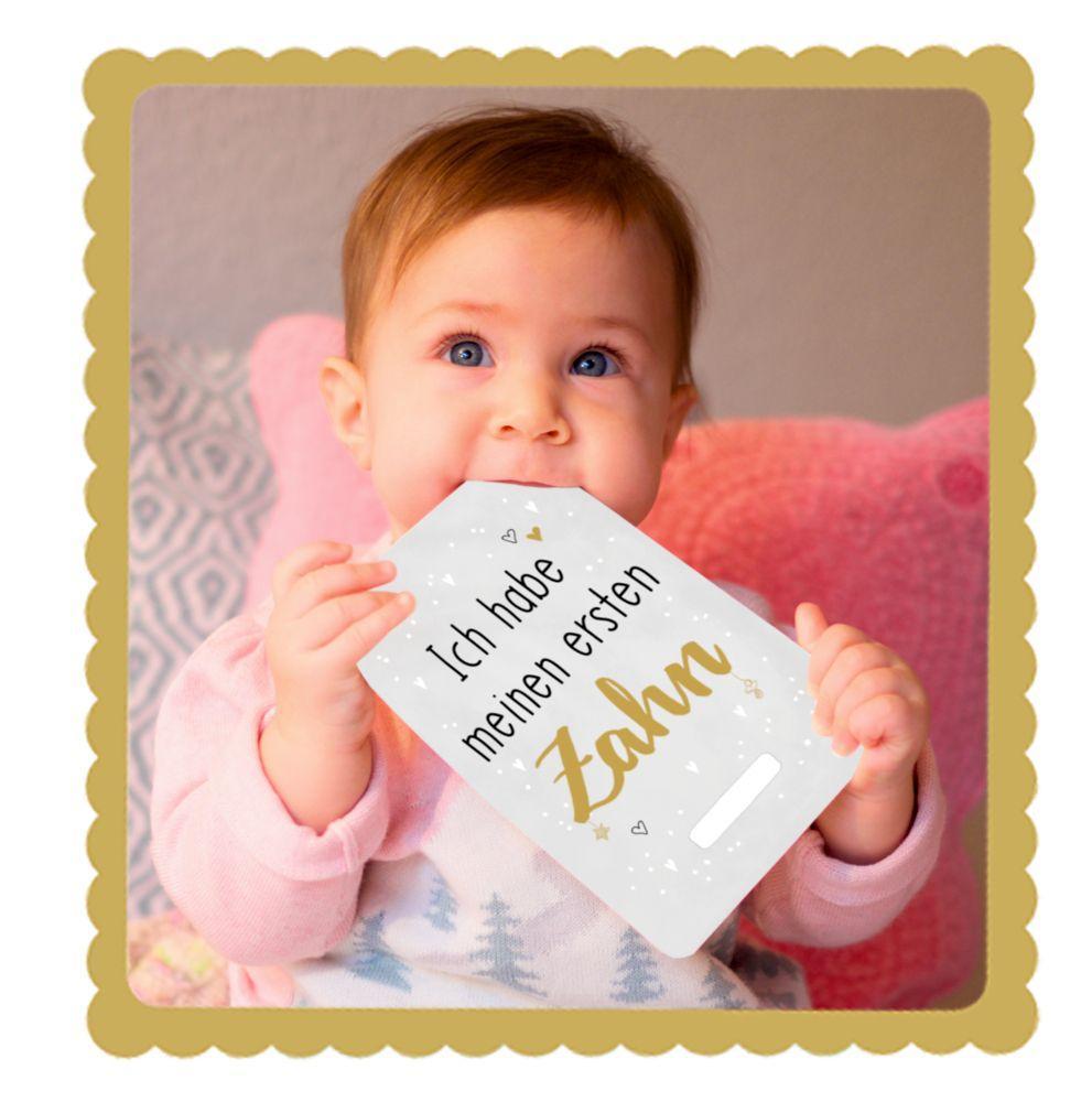 Beispielinhalt (Bild) Fotokarten-Box - Babys erstes Jahr - Deine Meilensteine