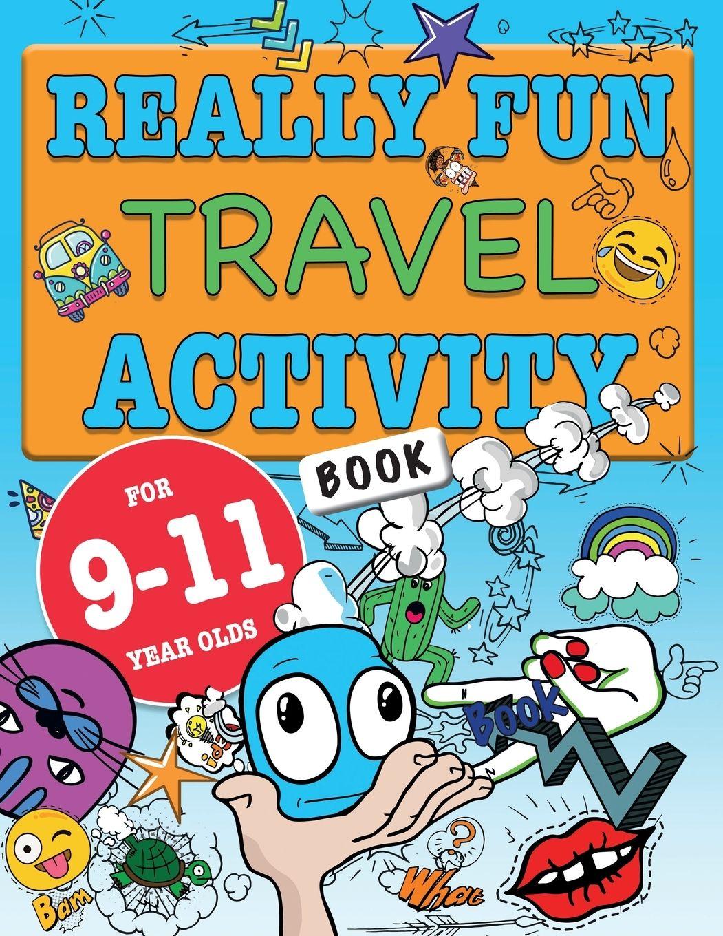 Vorderes Coverbild Really Fun Travel Activity Book For 9-11 Year Olds