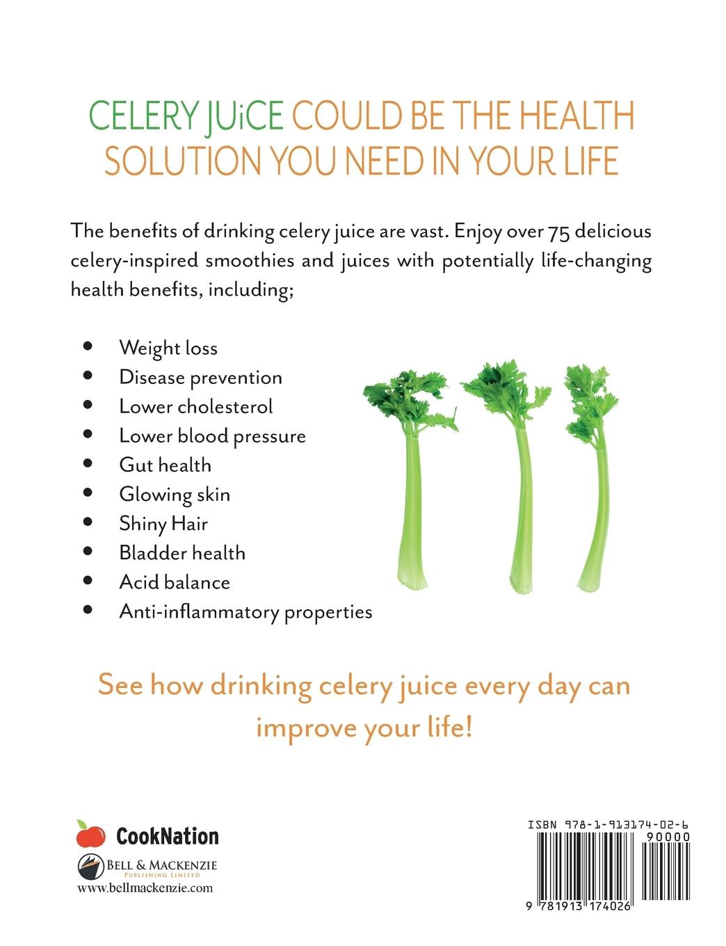 Rückseitencover The Celery Juice Solution Recipe Book