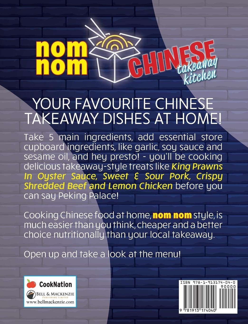 Rückseitencover 5 Ingredients Nom Nom Chinese Takeaway Kitchen