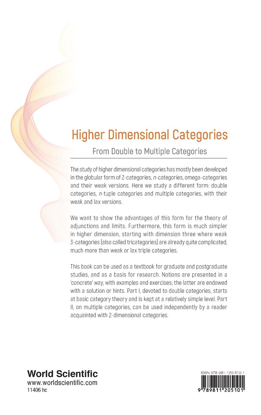 Rückseitencover HIGHER DIMENSIONAL CATEGORIES