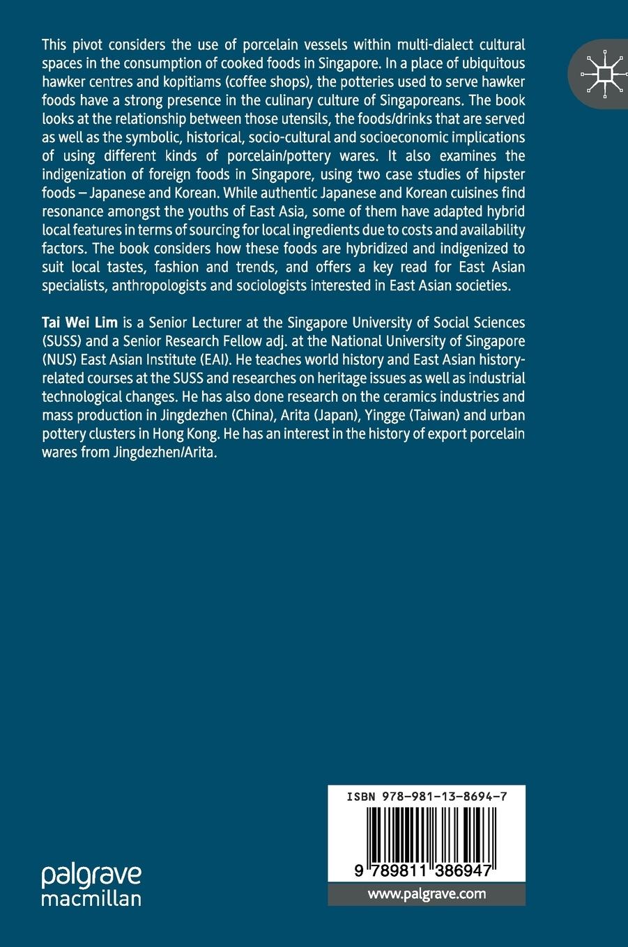 Rückseitencover The Indigenization and Hybridization of Food Cultures in Singapore