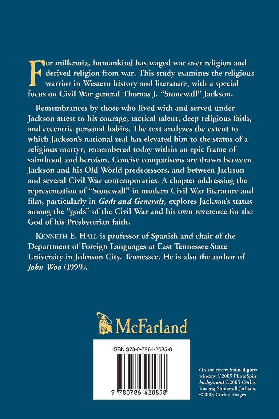 Rückseitencover Stonewall Jackson and Religious Faith in Military Command