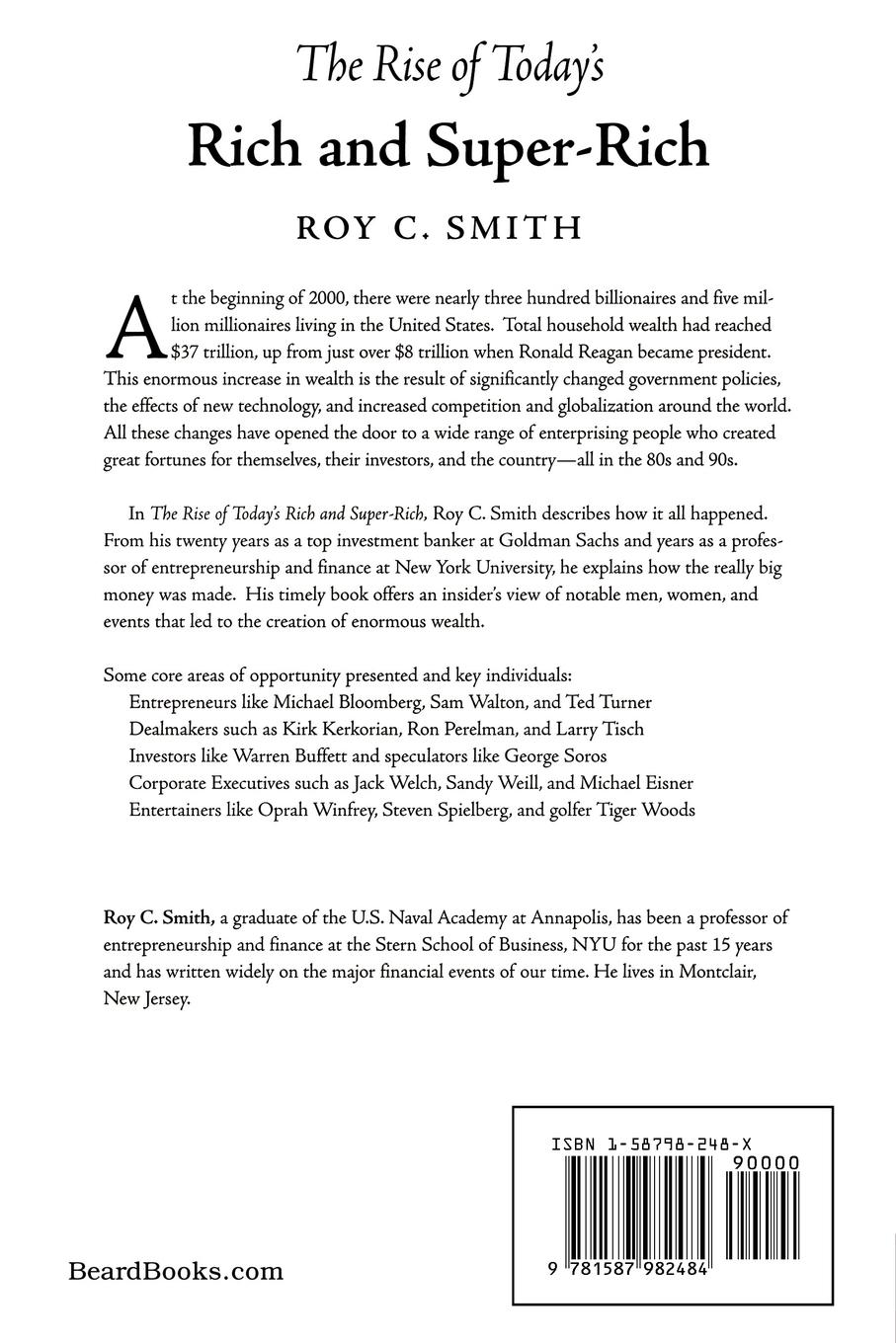 Rückseitencover The Rise of Today's Rich and Super-Rich