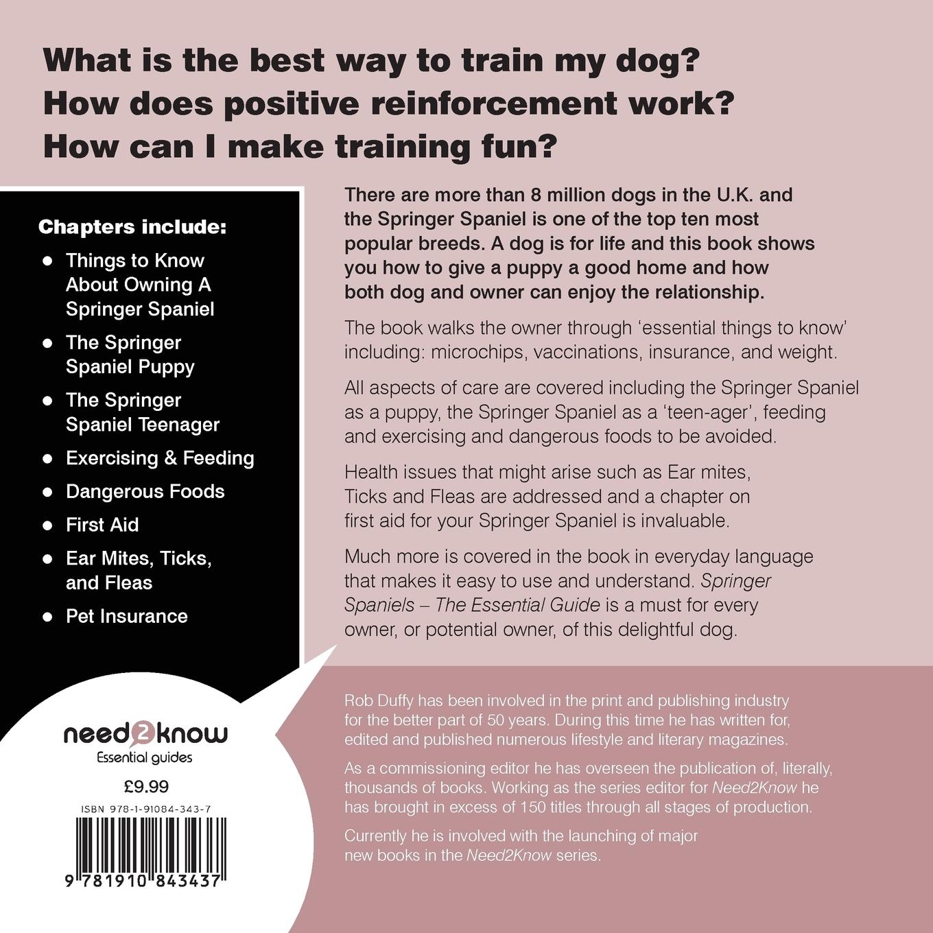 Rückseitencover Springer Spaniels