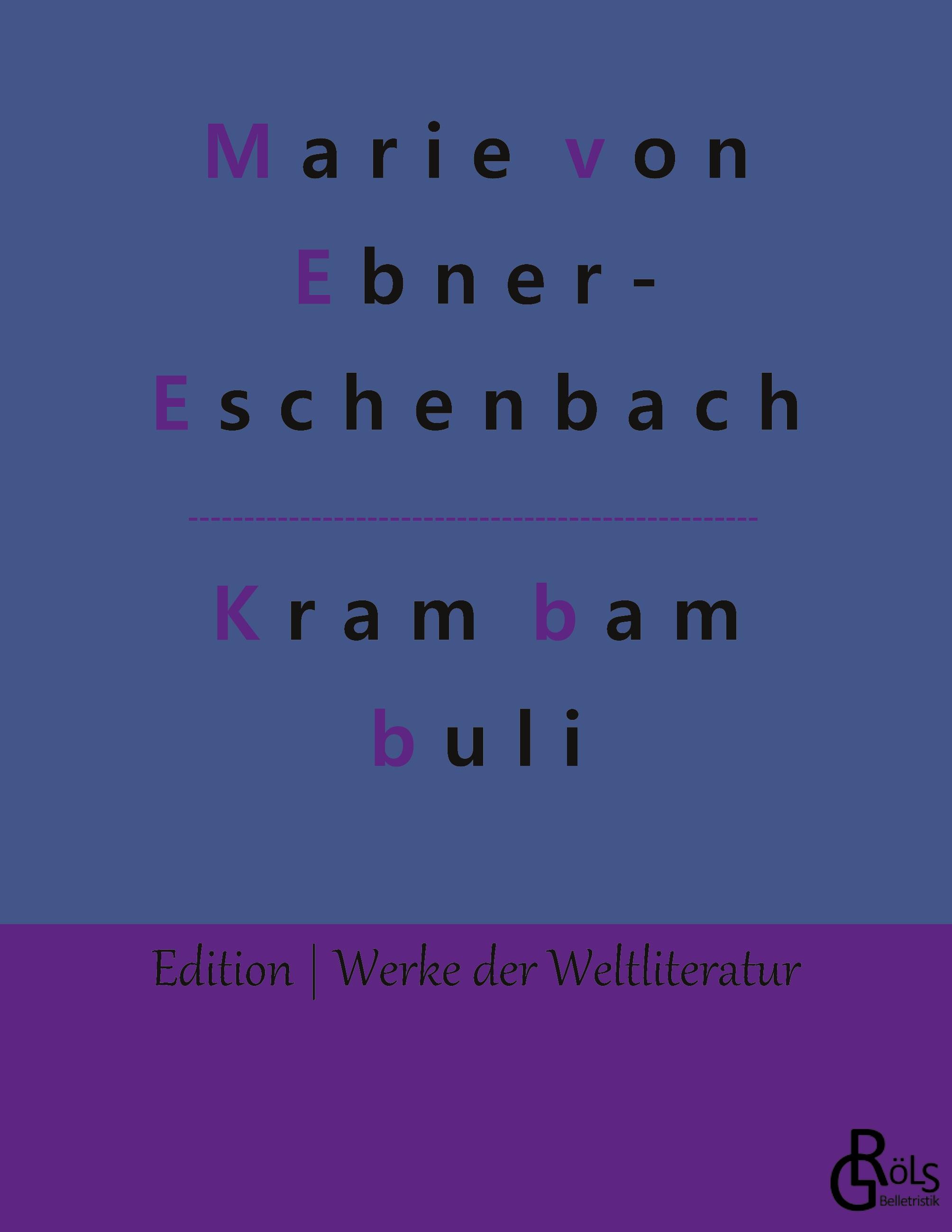Vorderes Coverbild Krambambuli