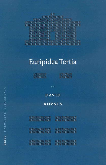 Vorderes Coverbild Euripidea Tertia