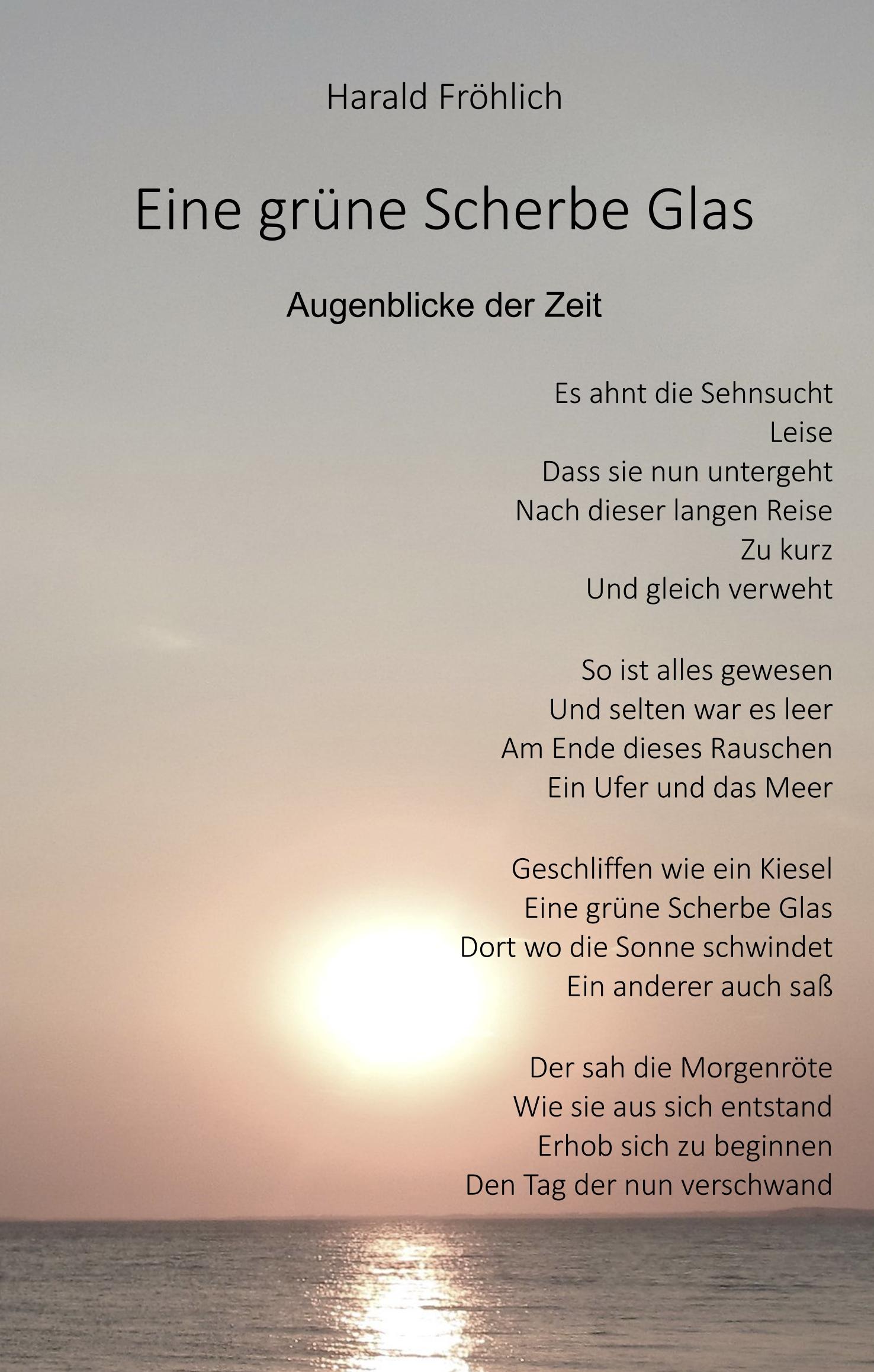 Vorderes Coverbild Eine grüne Scherbe Glas
