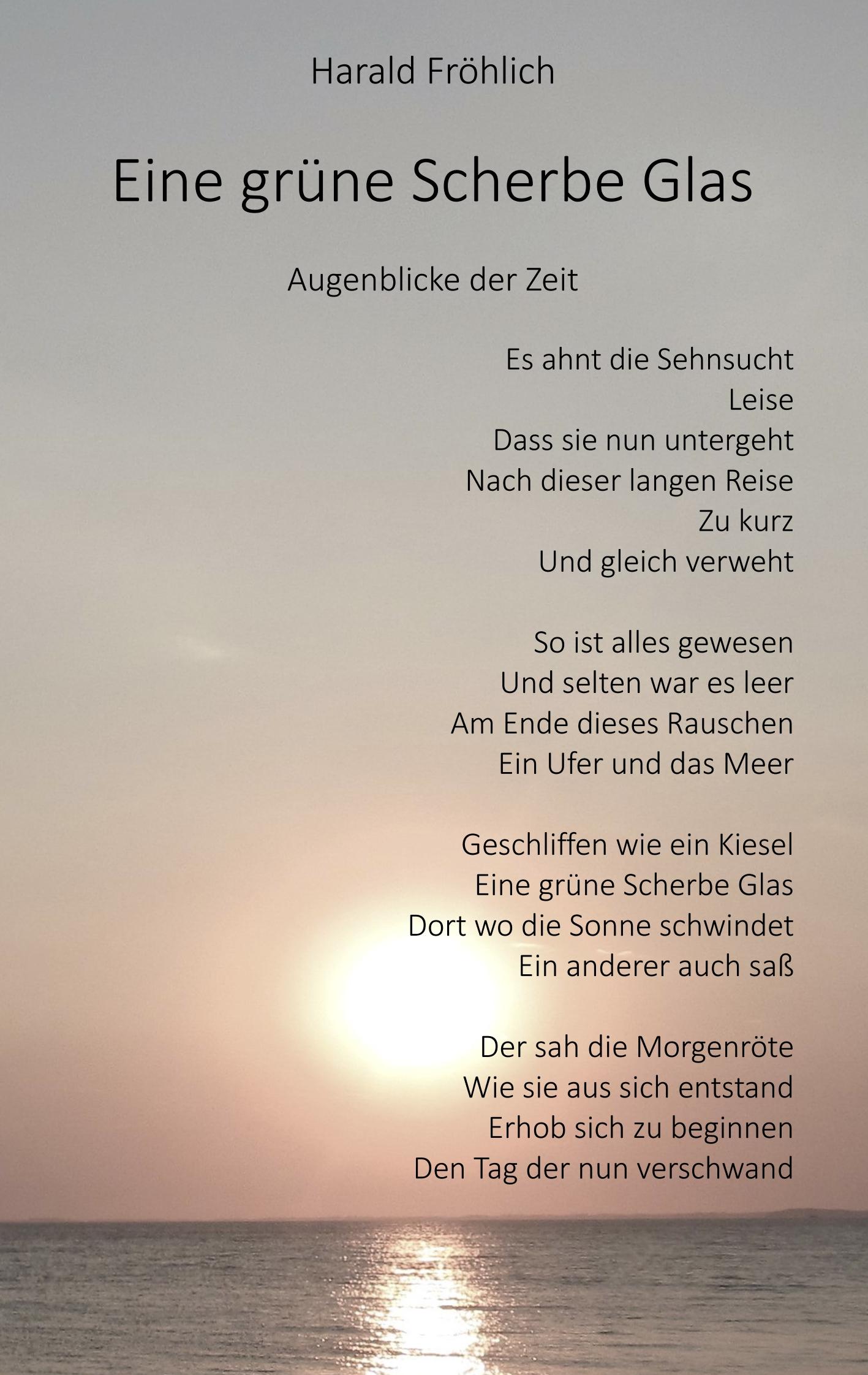 Vorderes Coverbild Eine grüne Scherbe Glas