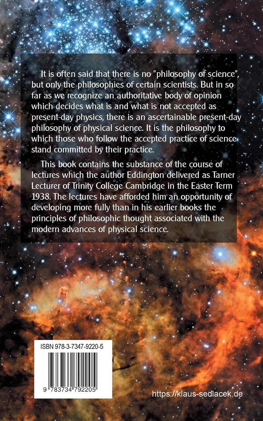 Rückseitencover The Philosophy of Physical Science