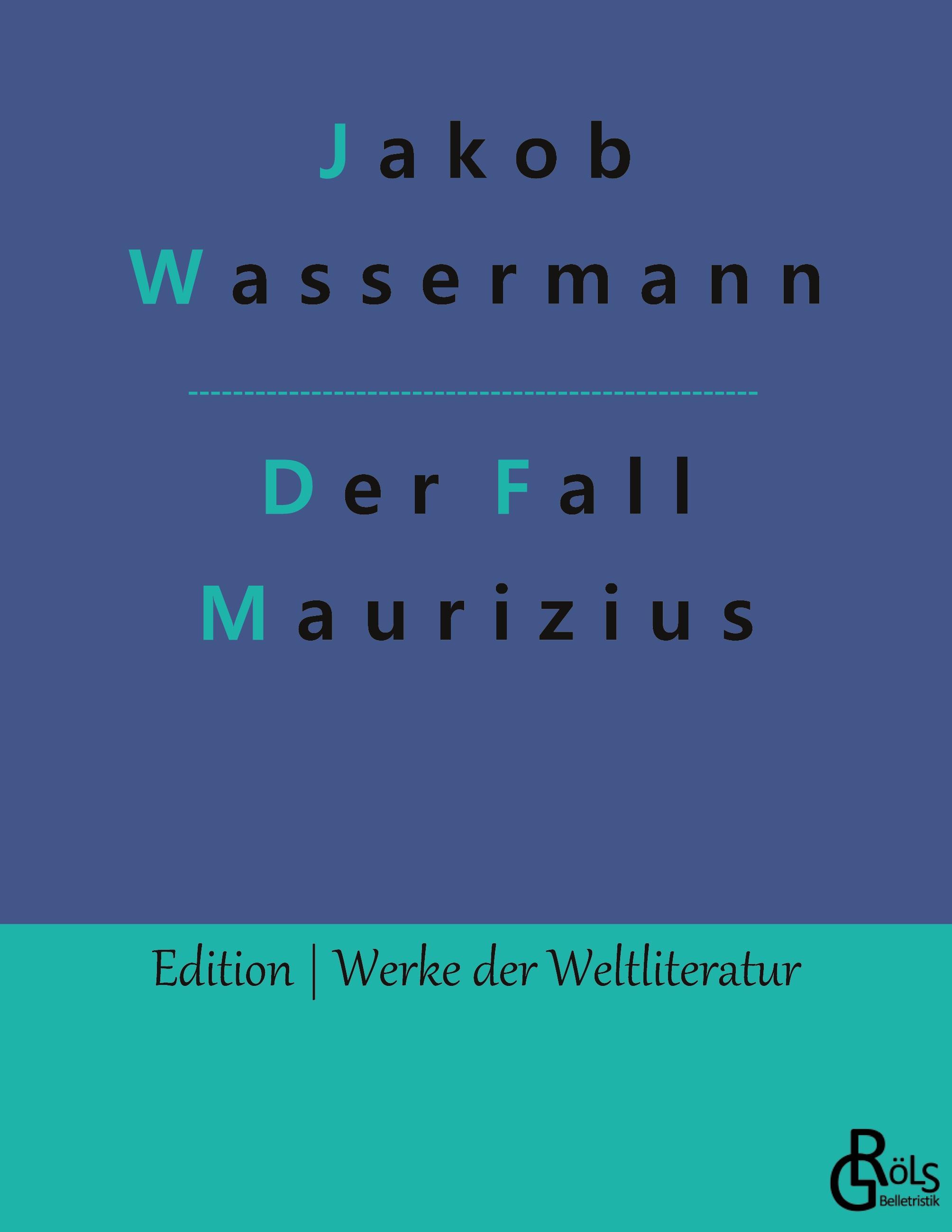 Vorderes Coverbild Der Fall Maurizius