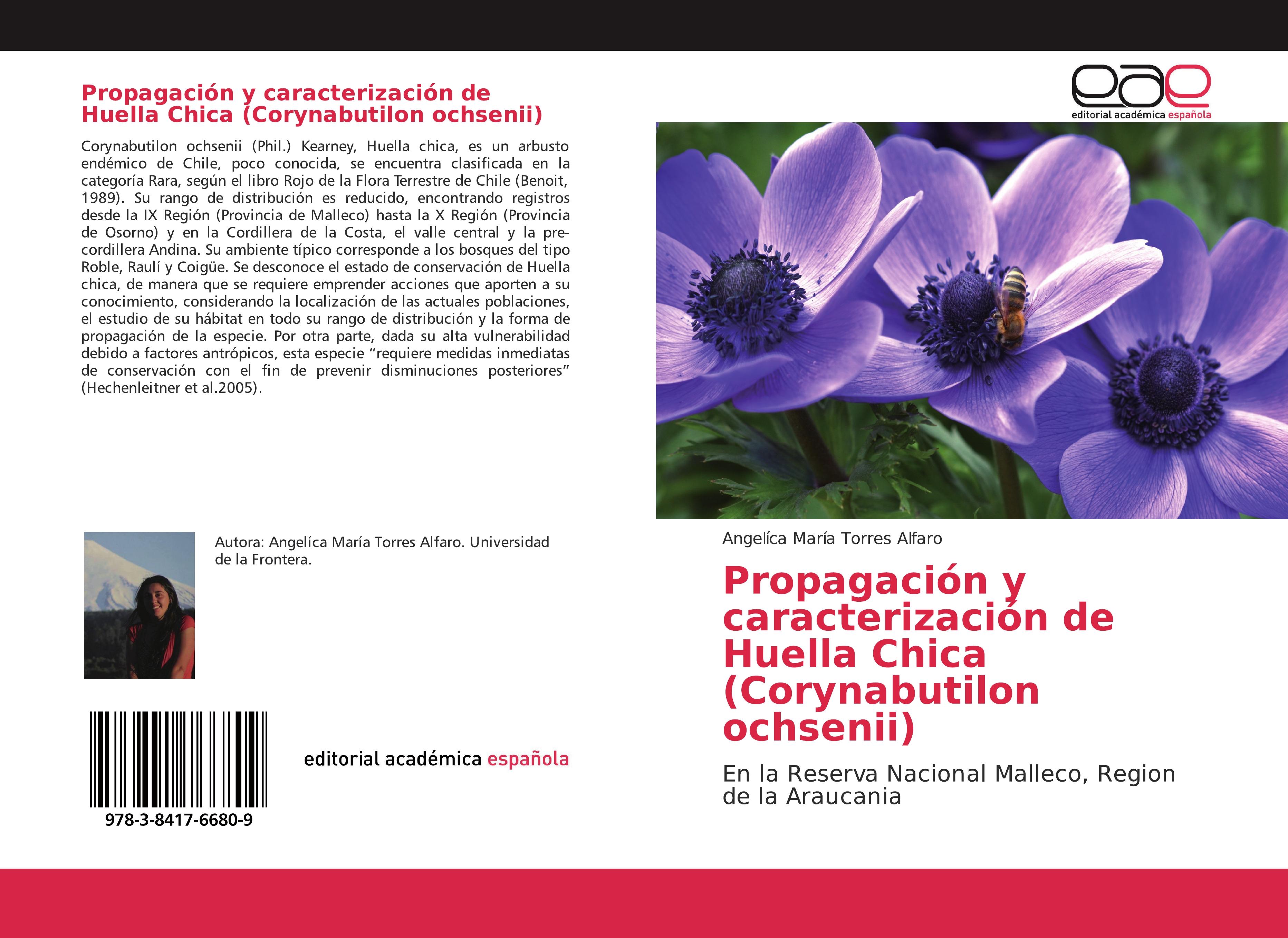 Vorderes Coverbild Propagación y caracterización de Huella Chica (Corynabutilon ochsenii)
