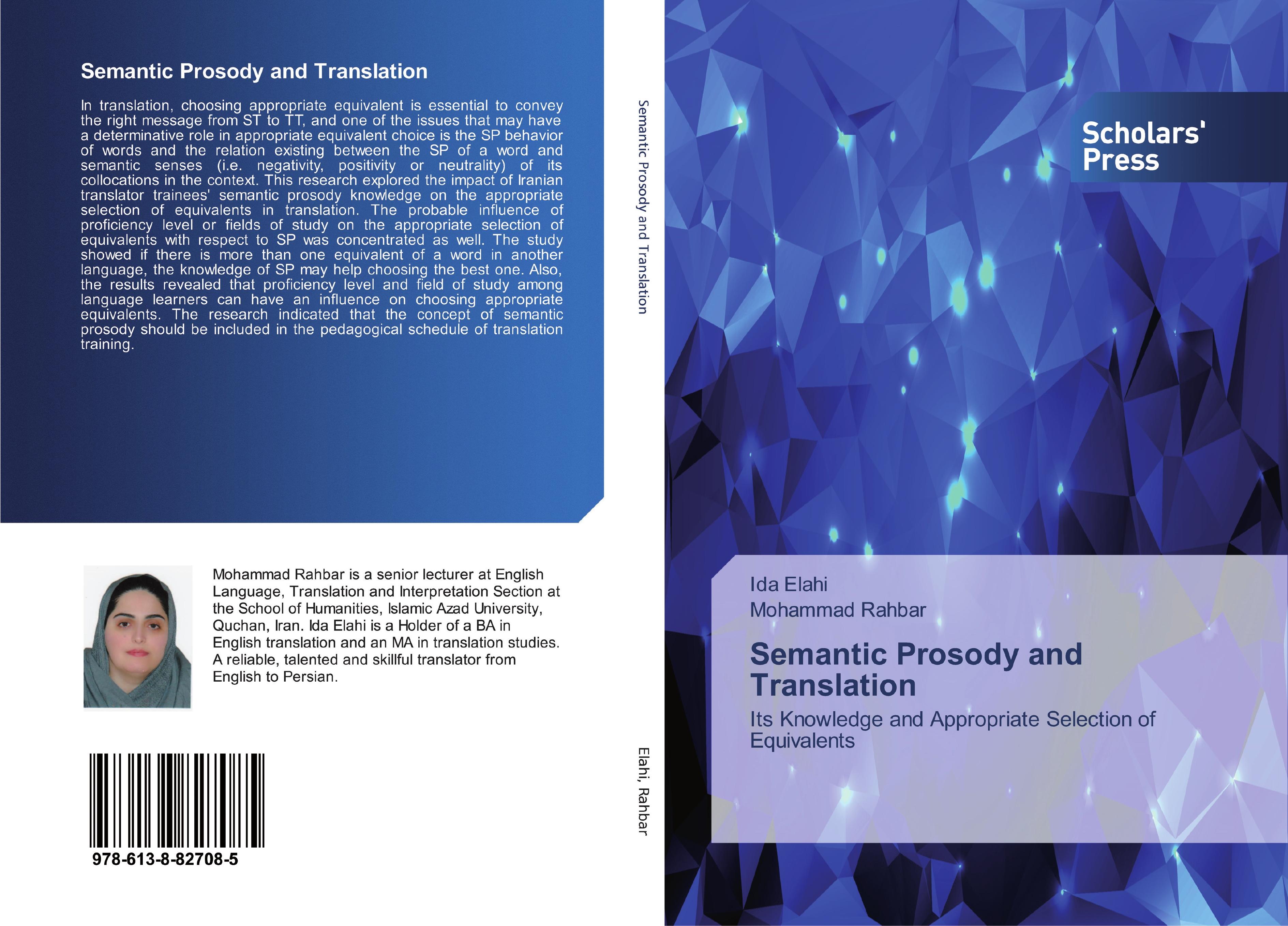 Vorderes Coverbild Semantic Prosody and Translation