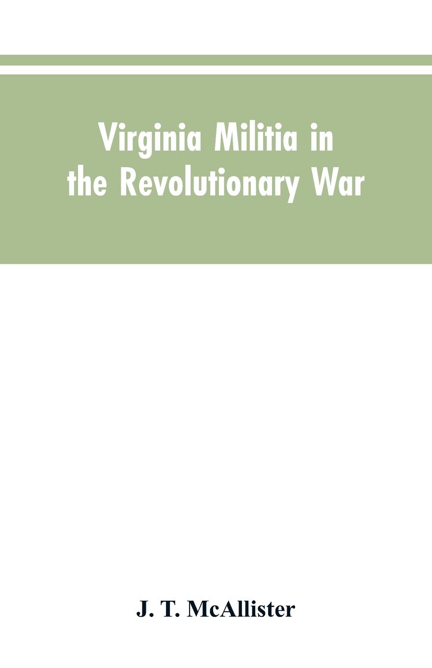 Vorderes Coverbild Virginia Militia in the Revolutionary War