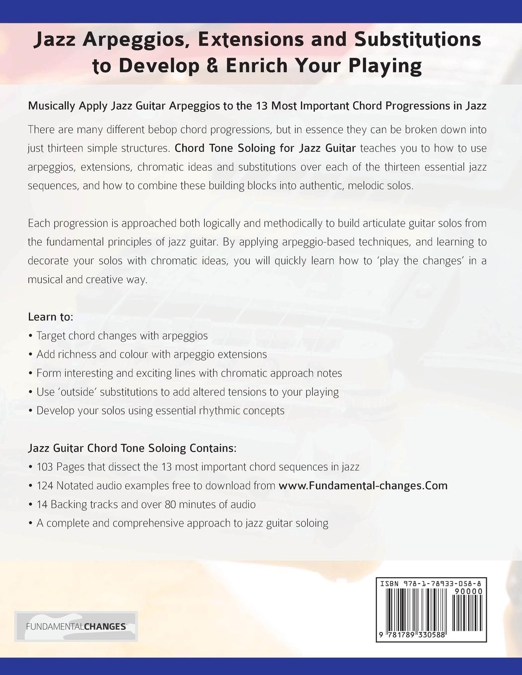 Rückseitencover Chord Tone Soloing for Jazz Guitar