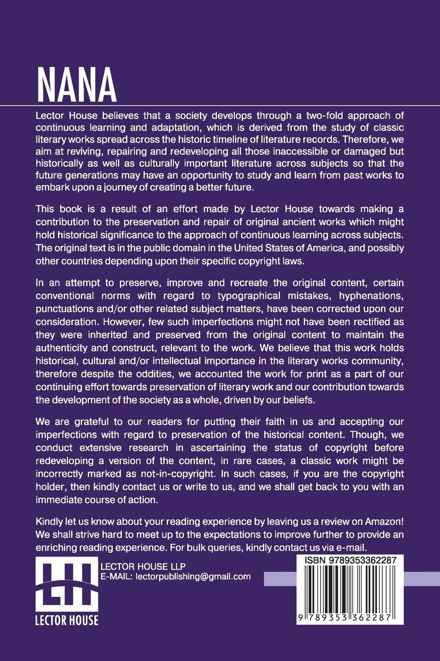 Rückseitencover Nana