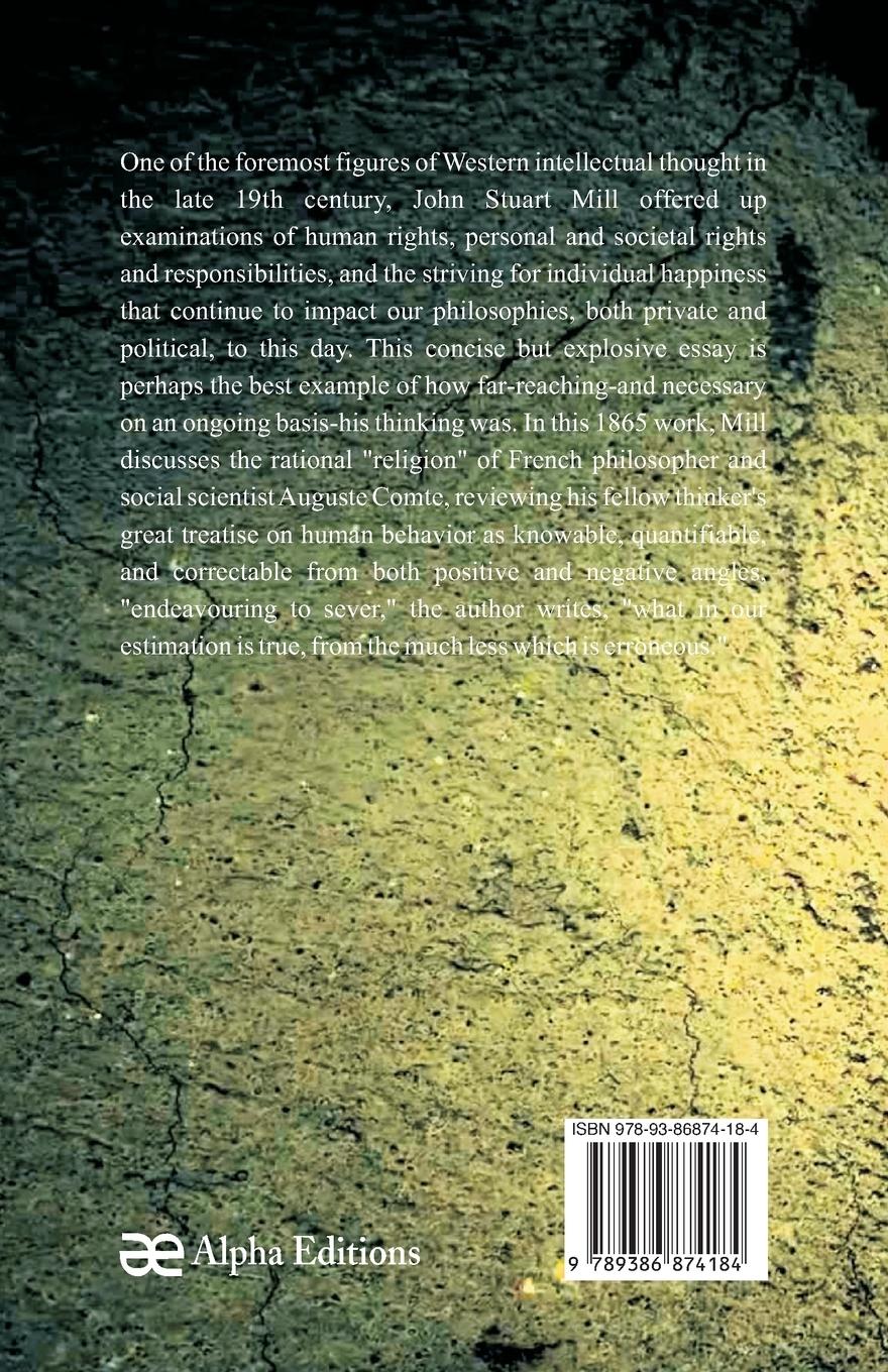 Rückseitencover Auguste Comte and Positivism