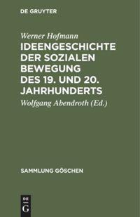 Vorderes Coverbild Ideengeschichte der sozialen Bewegung des 19. und 20. Jahrhunderts