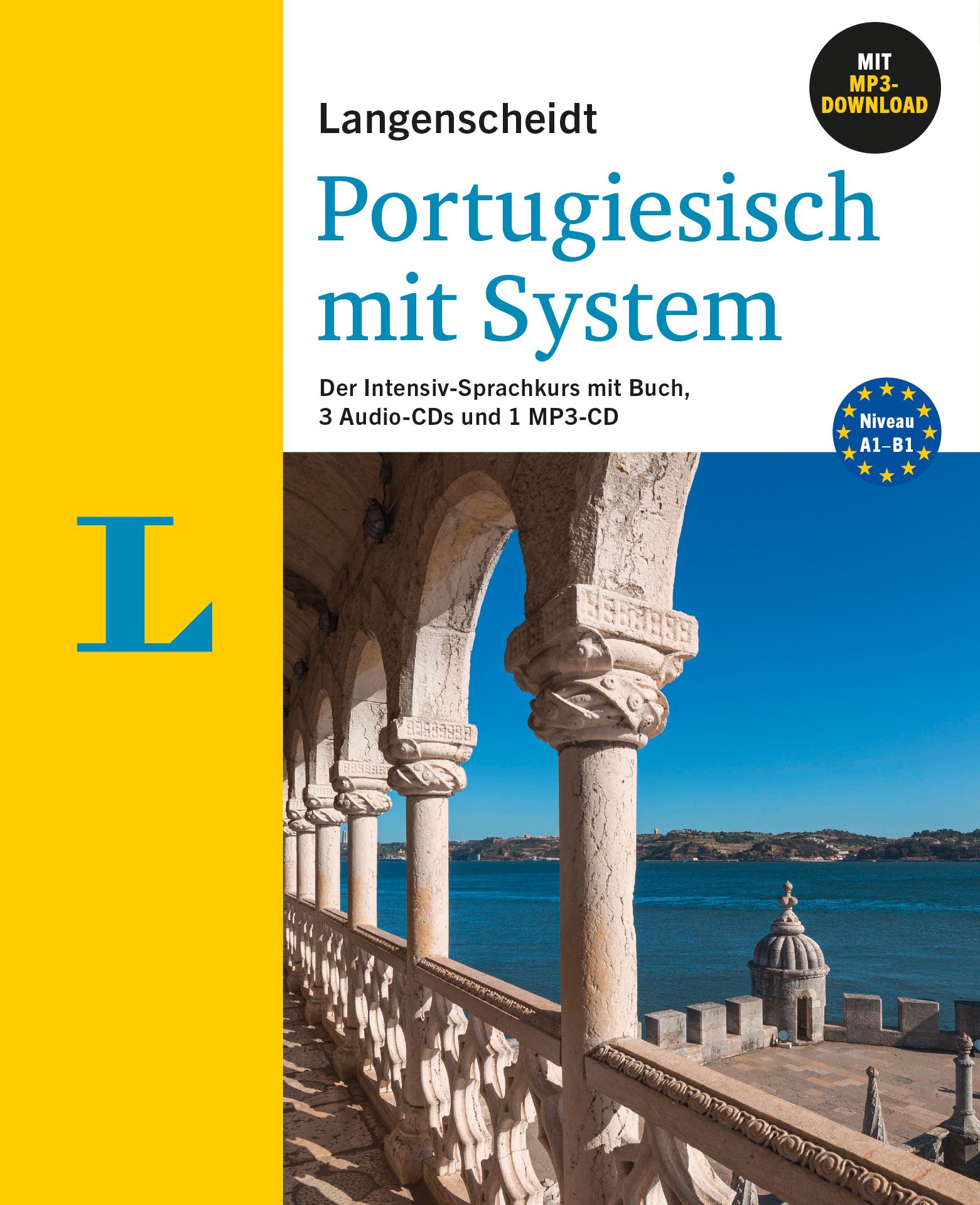 Vorderes Coverbild Langenscheidt Portugiesisch mit System - Sprachkurs für Anfänger und Fortgeschrittene