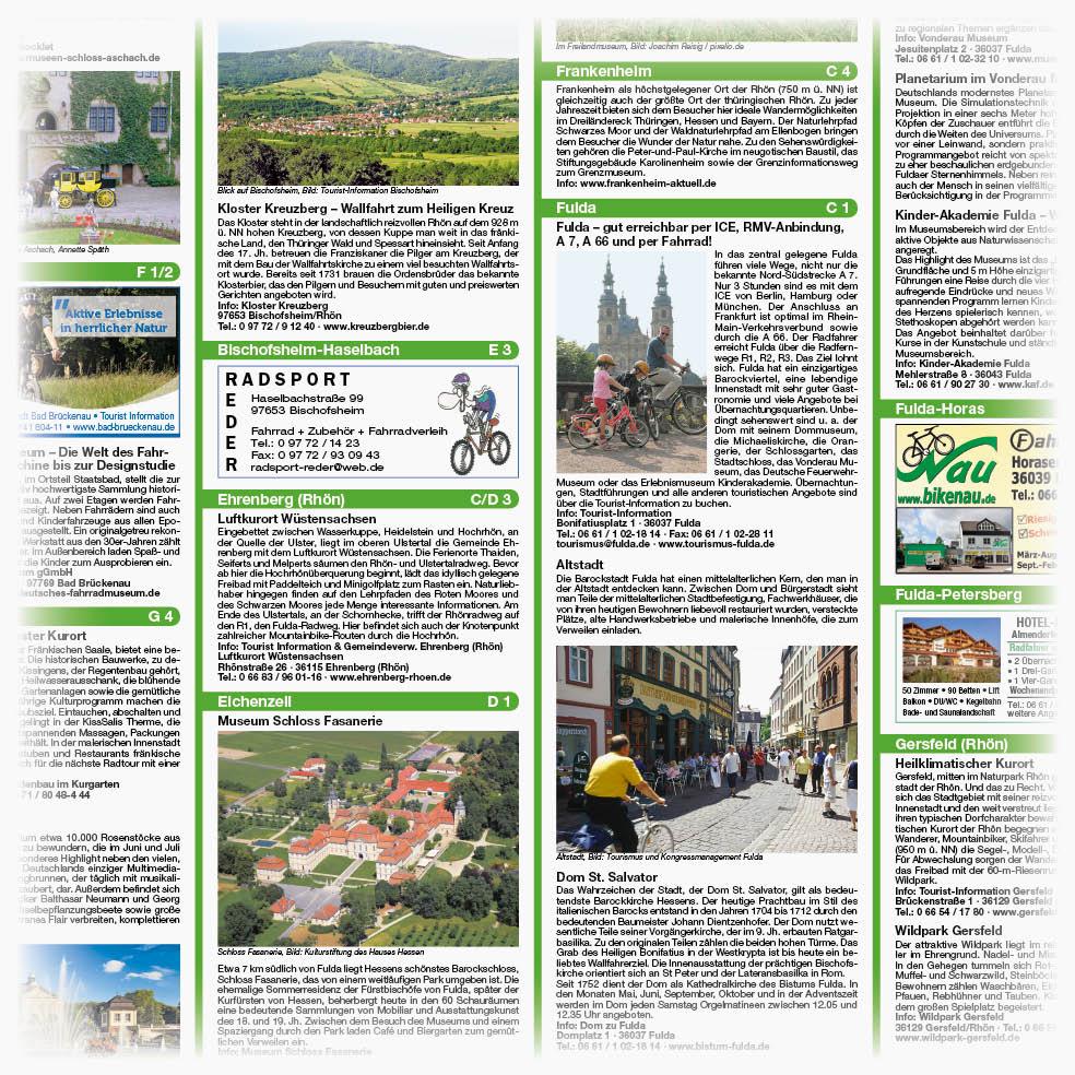 Beispielinhalt (Bild) Rhön 1:100 000