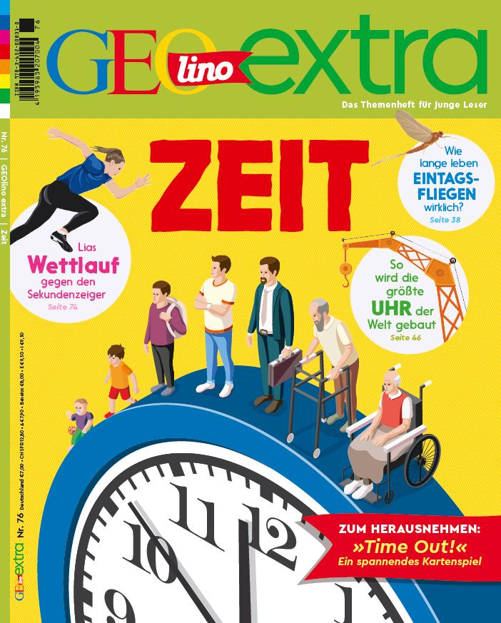 Vorderes Coverbild GEOlino extra 76/2019 - Zeit