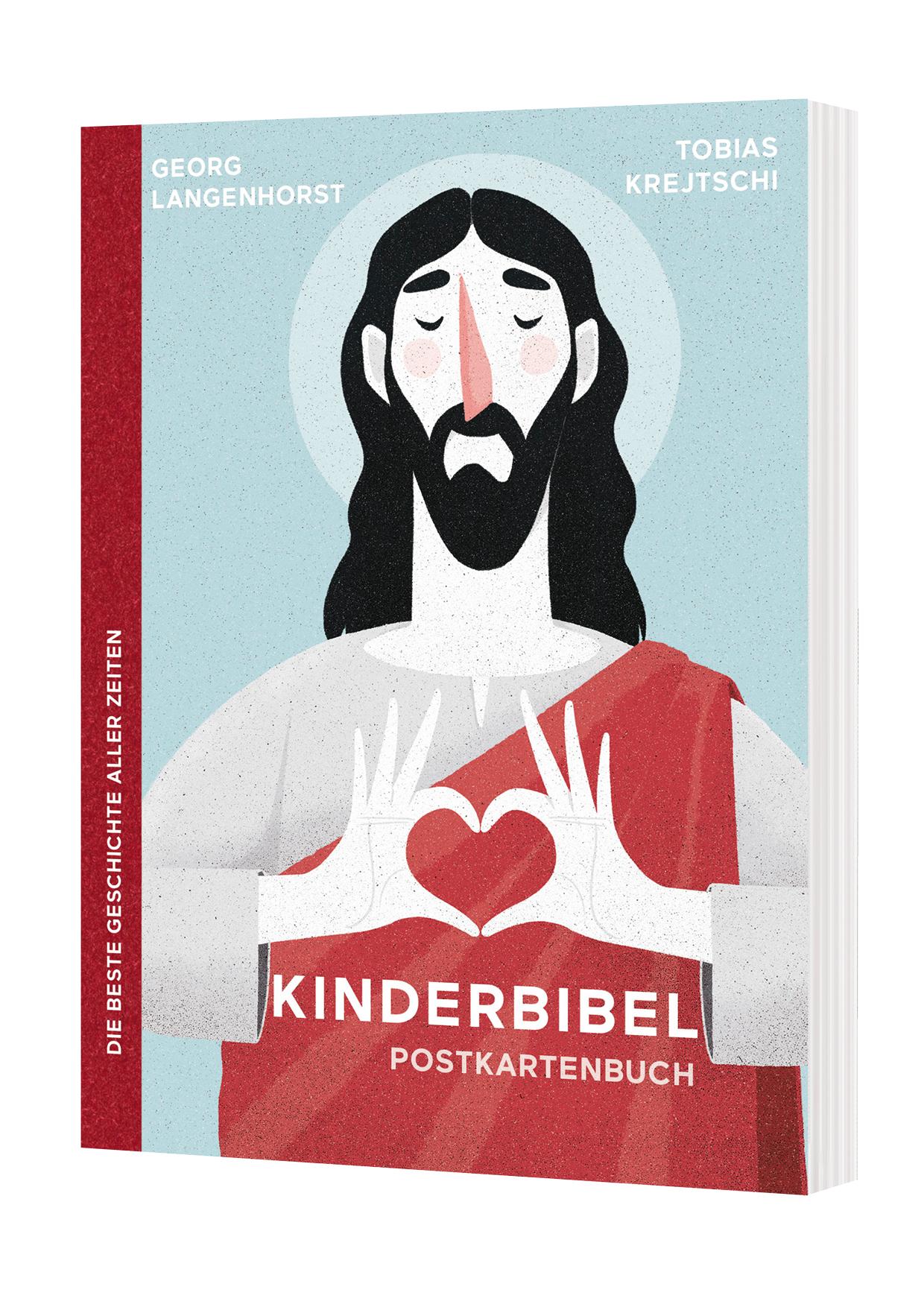 Vorderes Coverbild Kinderbibel Postkartenbuch