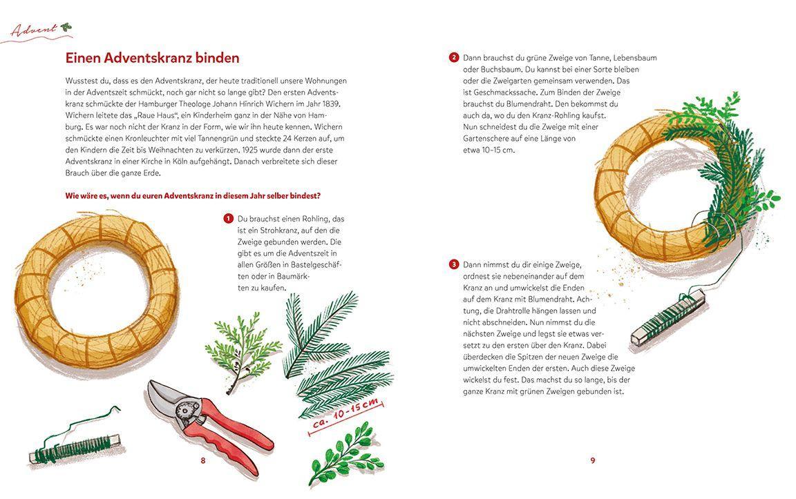 Beispielinhalt (Bild) Das Kirchenjahr für Kinder