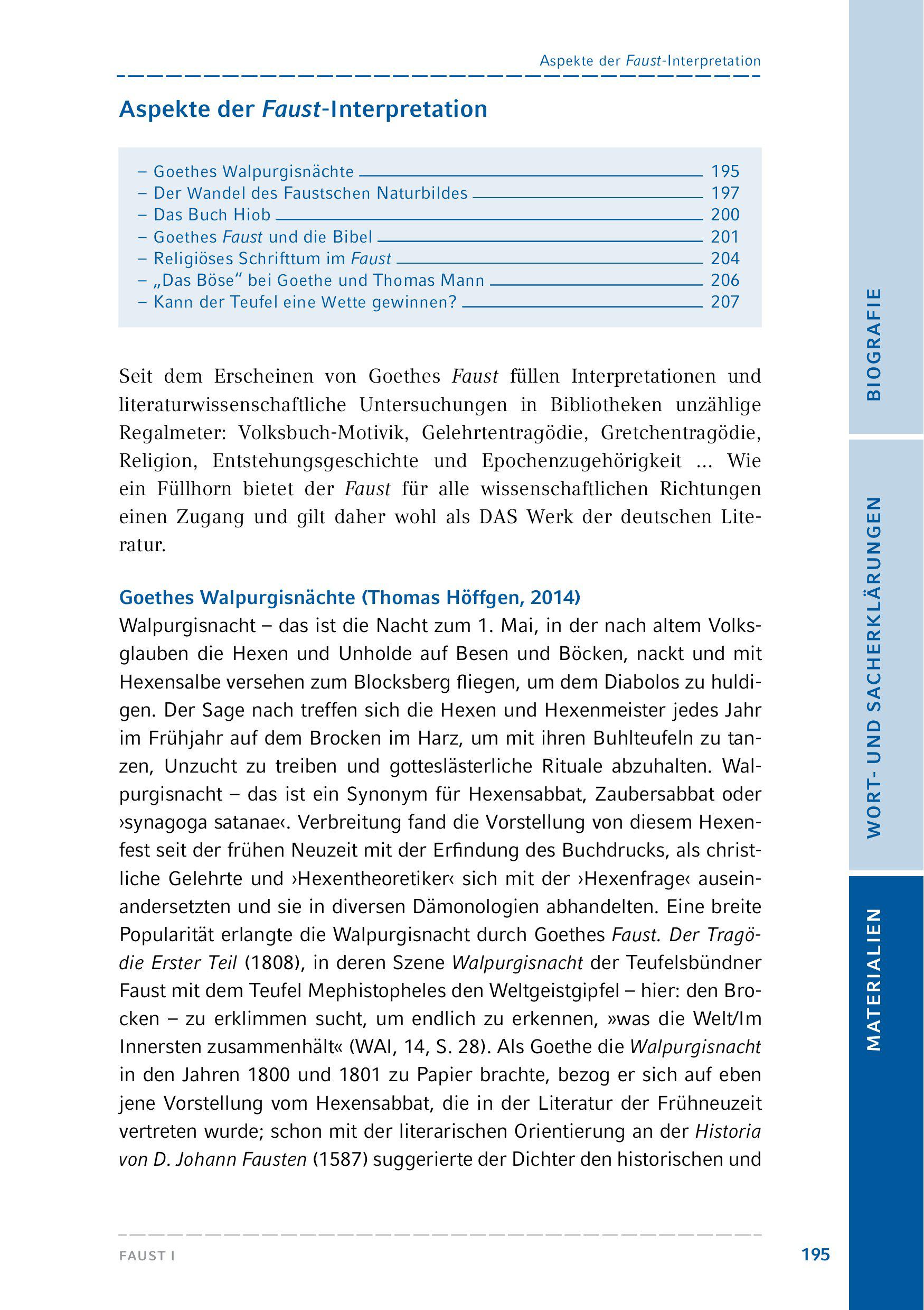 Beispielinhalt (Bild) Faust I