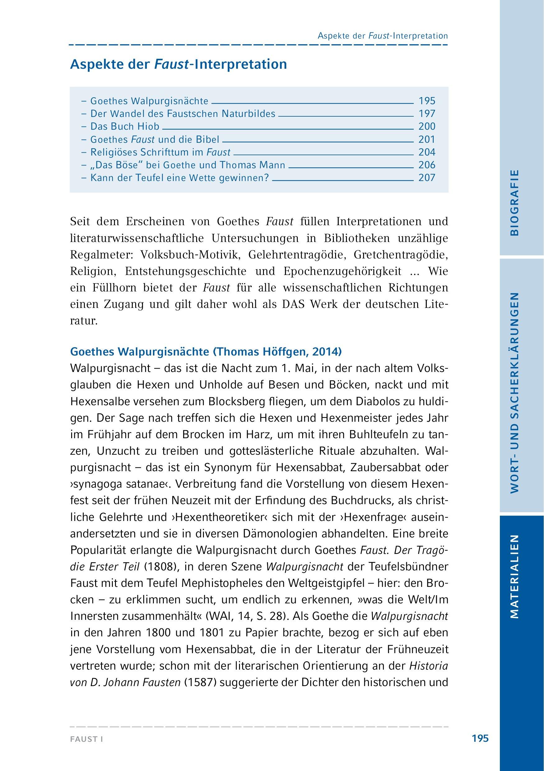 Beispielinhalt (Bild) Faust I