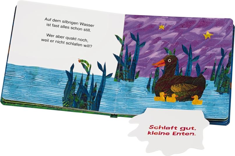 Beispielinhalt (Bild) Die kleine Raupe Nimmersatt - Schlaf gut!